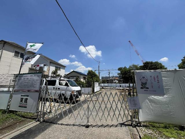 仮）舎人２丁目３番アパート新築工事の建物外観