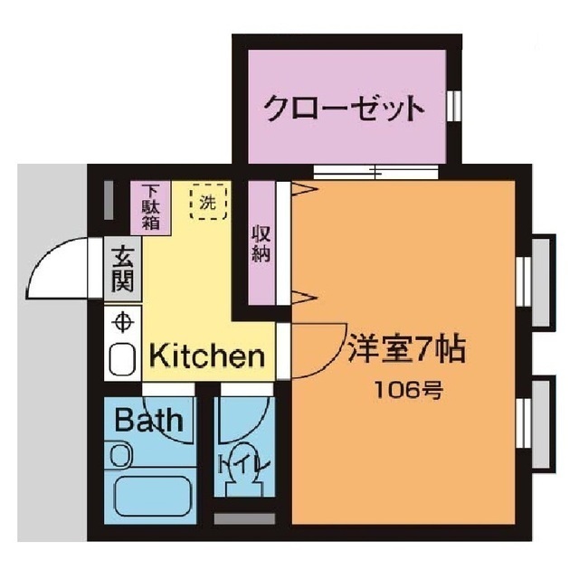 ＳＡＮＤＡ－ＦＬＡＴの間取り