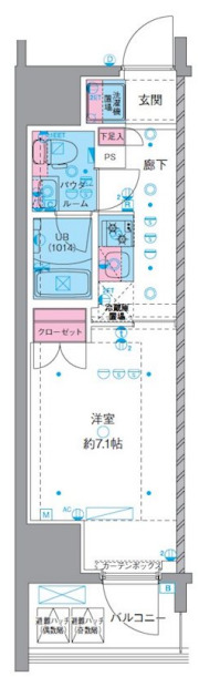 ジェノヴィア横浜石川町の間取り