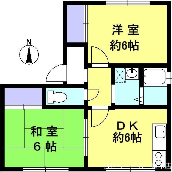 メゾン舞子３番館の間取り