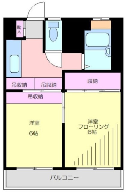 富士見台第2ファミリーマンションの間取り