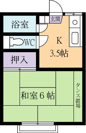 メゾン千代田の間取り