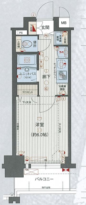 プレサンス名古屋STATIONアブソリュートの間取り