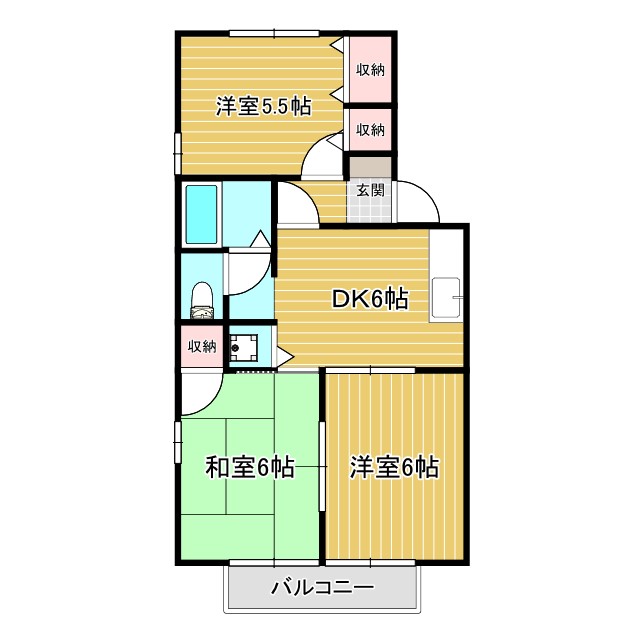 シャルマンイワイの間取り