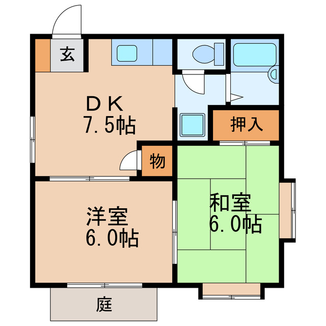 ブルーメゾン白壁の間取り