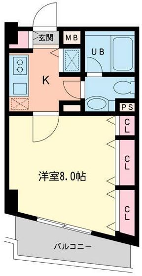 川崎市宮前区馬絹のマンションの間取り