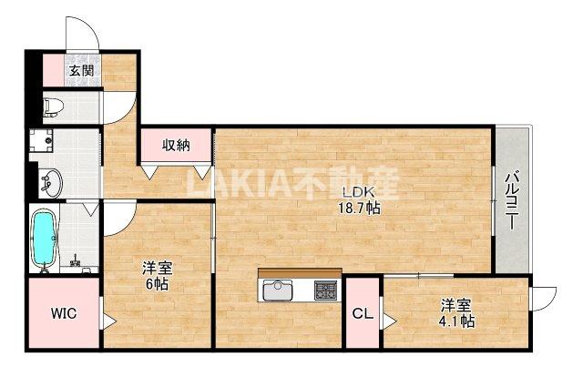 Raccolt阪南町の間取り