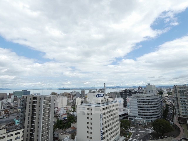 【大津市春日町のマンションの眺望】