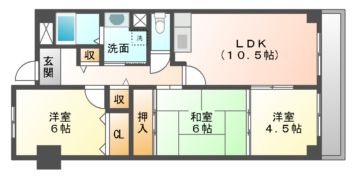 アルタイル中上の間取り