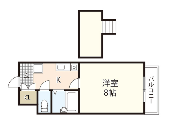 広島市安芸区中野のマンションの間取り