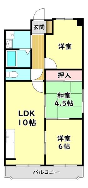 神田コーポラスの間取り