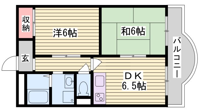 ダイヤマンションの間取り