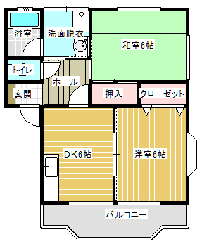 ポストハウスの間取り