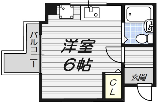 中ノ島ハイムの間取り