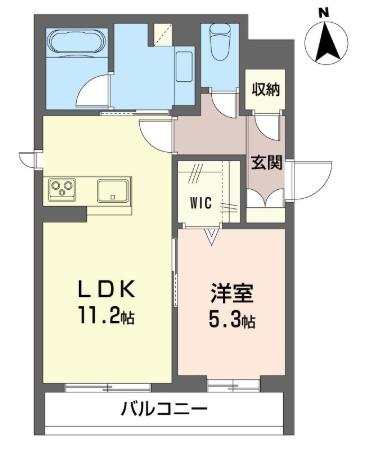 アンソレイユ四季の間取り