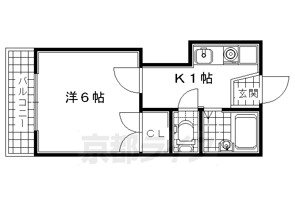 Ｋ’Ｓ　ＧＡＲＤＥＮの間取り