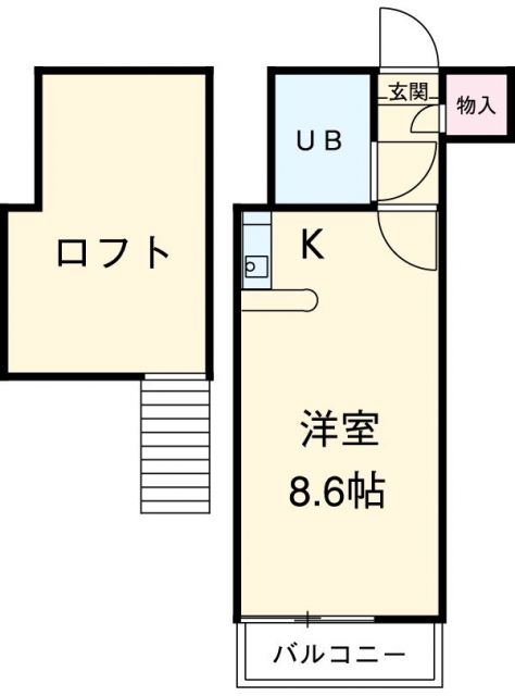 知立市宝町のアパートの間取り