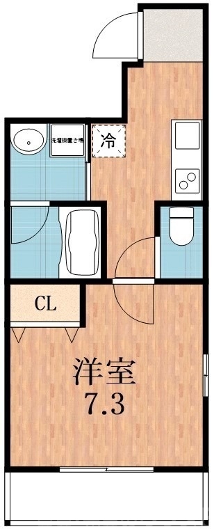 【大阪市東住吉区今川のアパートの間取り】