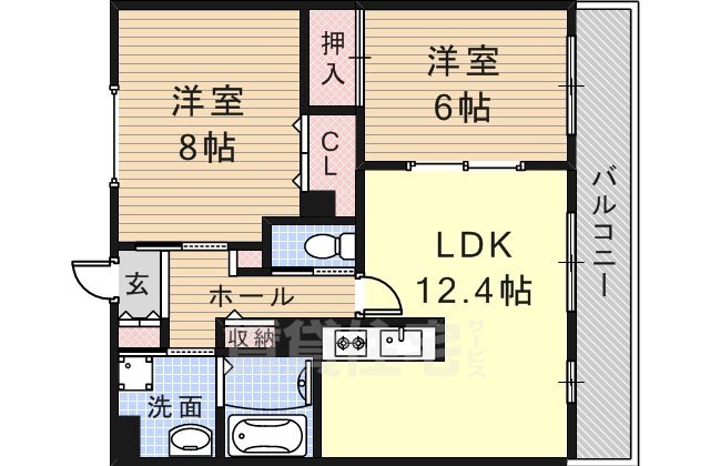 レジデンス口酒井の間取り