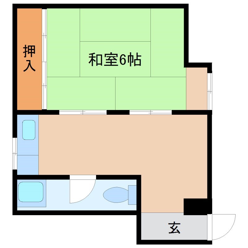 尼崎市南竹谷町のマンションの間取り