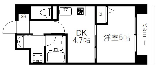 アクアプレイス京都西院の間取り