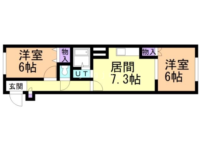 ビッグバーンズマンション清田の間取り