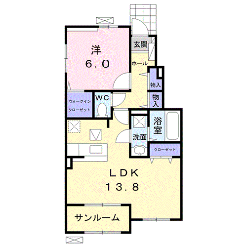 セレーノ　橘Ｃの間取り