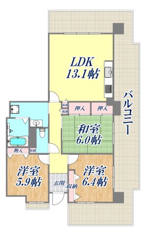 ACTA西宮西館の間取り