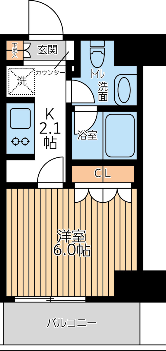 City Lux Tobe（シティラックストベ）の間取り