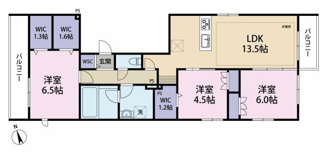 文京区千駄木のマンションの間取り