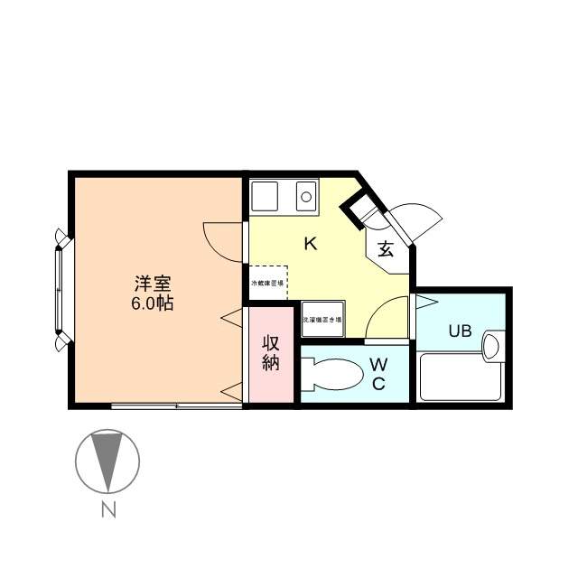 ブリッキ駒見の間取り