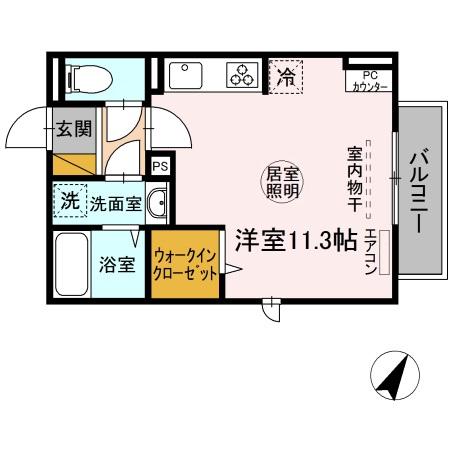 アズール アビタシオンの間取り写真