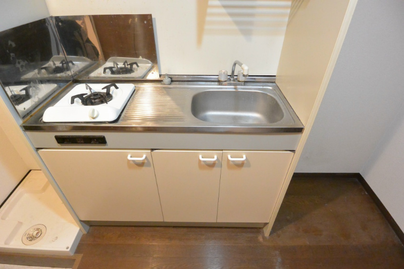 キッチン　1口ガスコンロ付き