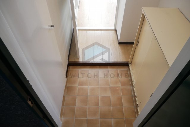 玄関　収納もある玄関です