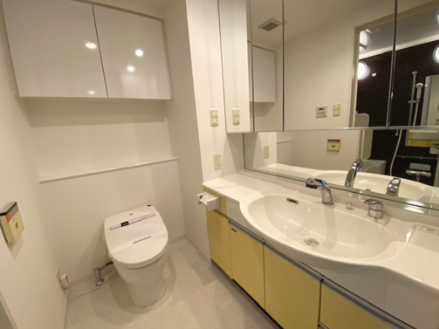 洗面設備　使いやすい洗面所です