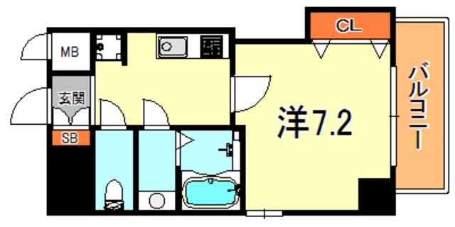 LUXE芦屋南の間取り写真