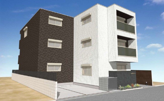建物外観　オートロック・ダブルロック完備