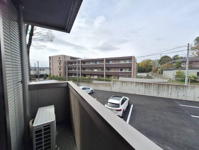 眺望　敷地内駐車場