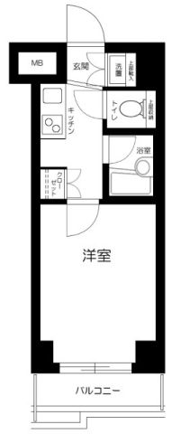 ルーブル蒲田八番館の間取り写真