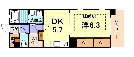 アーバンヴィレッジ兵庫エスタシオンの間取り写真