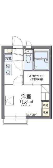 レオパレス北原の間取り写真