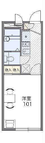 レオパレスコンポステラ服部の間取り写真