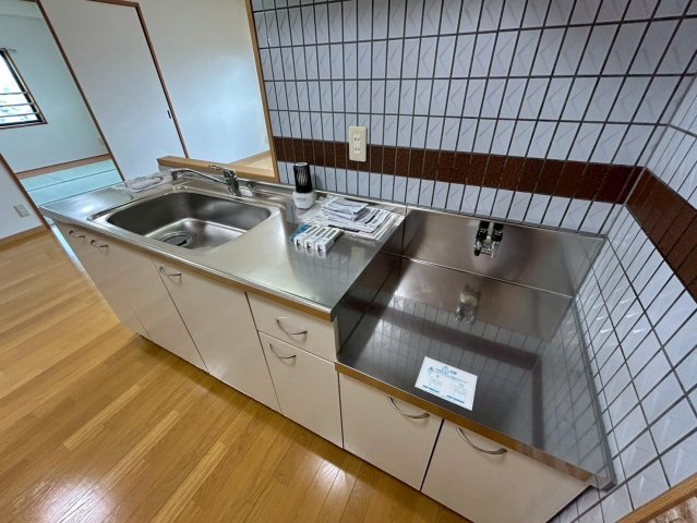 キッチン　ガスコンロ設置可能なキッチン