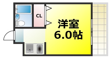 童夢ハイツの間取り写真