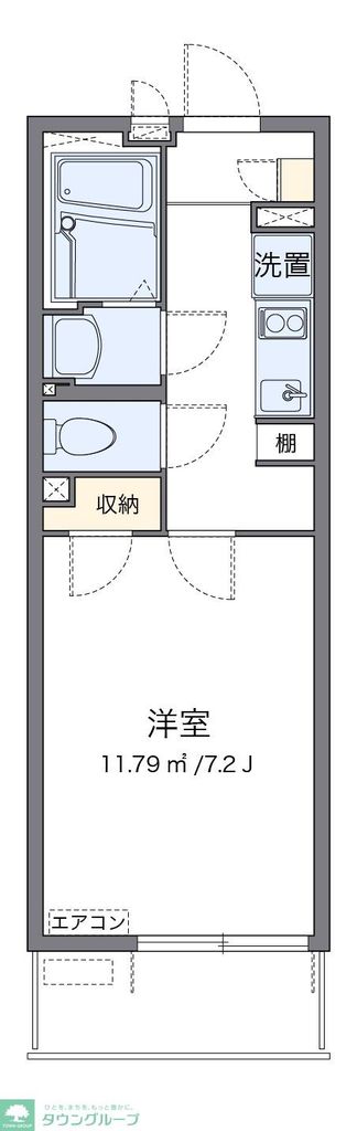 クレイノサクシード所沢の間取り写真