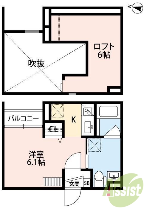 maison de cercleの間取り写真