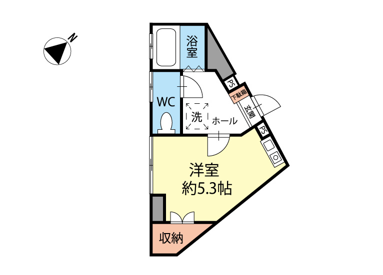 コーポモモセの間取り