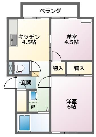 イズミハイツの間取り