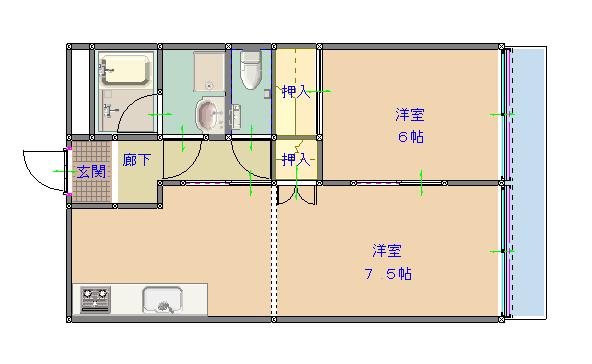 マルゼン村木101の間取り