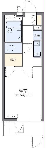 レオパレス上之園の間取り